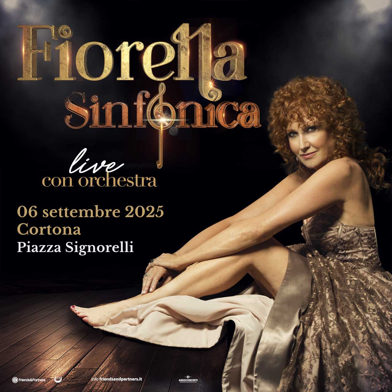 Banner per concerto Fiorella Sinfonica - live con orchestra