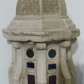 ANTICHITÀ DALESSIO DOMENICO  - Ciborio del 1600 in marmo con applicazioni in porfido, malachite e lapis. Toscana - DAlessio Antiquario
